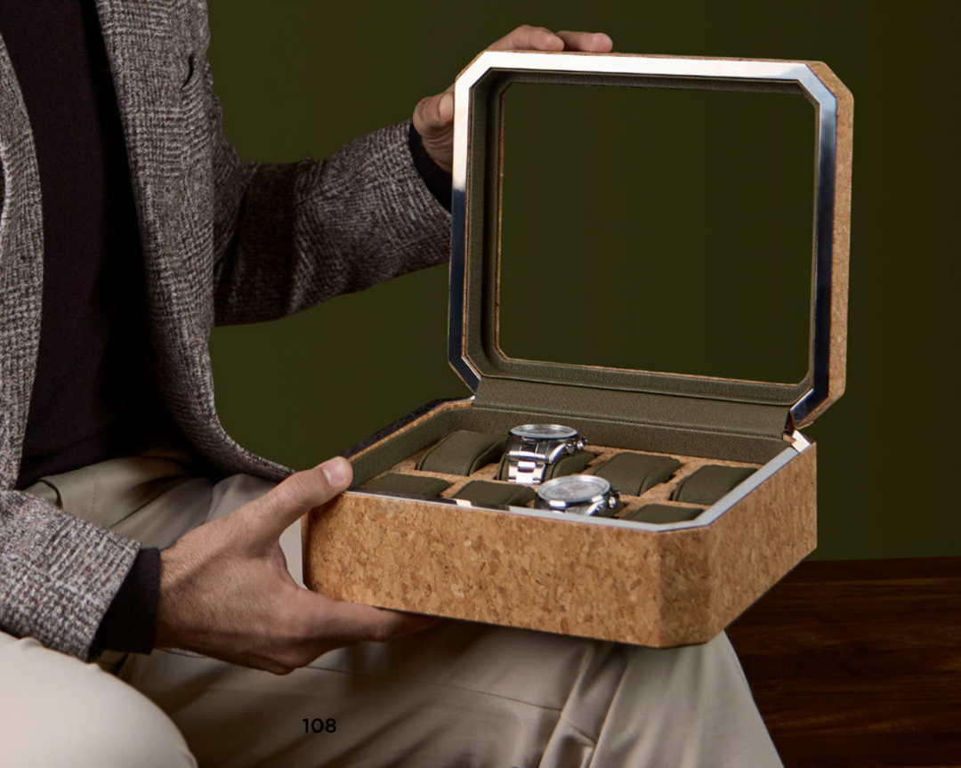 Boîte à montre élégante 8 emplacements