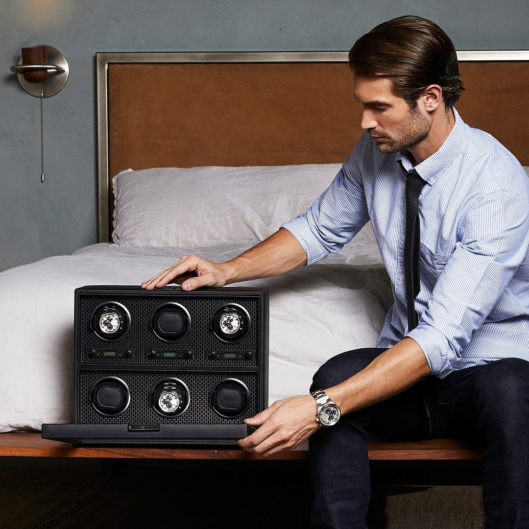 Remontoir Wolf pour 6 montres