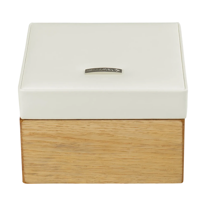 Lackierte Uhrenbox aus Holz – Grau