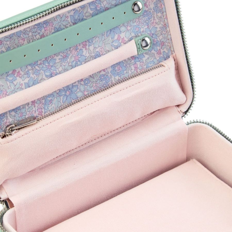 Etui Zippé à Bijoux | Wolf 1834 - LIBERTY | Vert d'eau