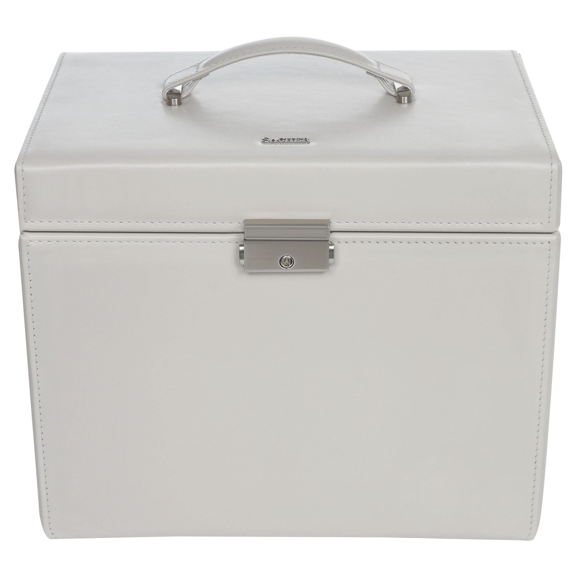  Grand coffret à bijoux gris clair