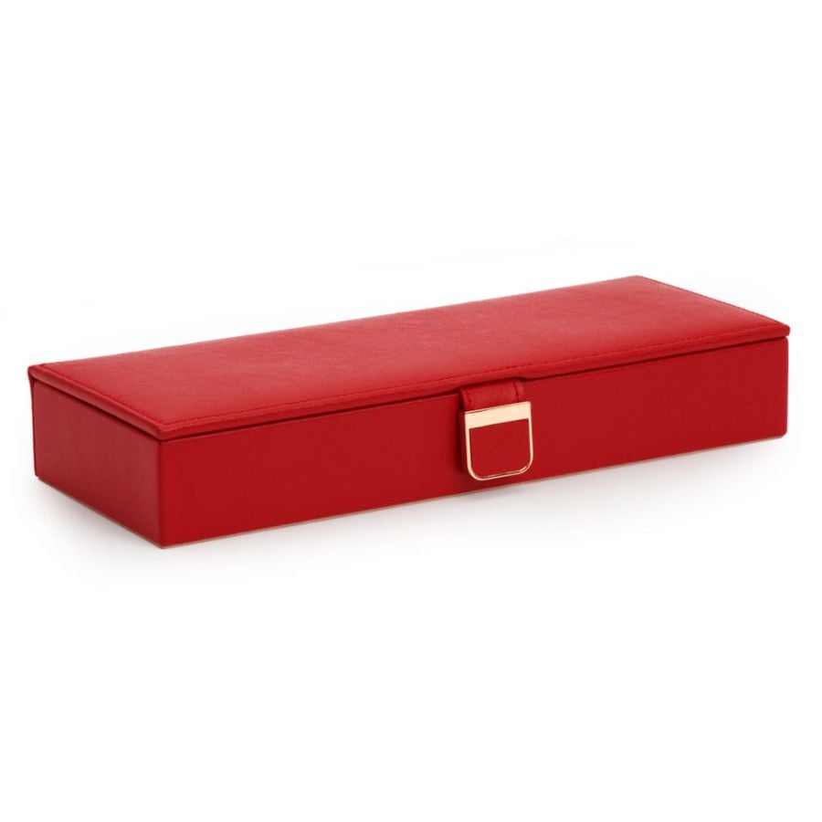 Coffret à bijoux Palermo rouge avec miroir intégré et compartiments