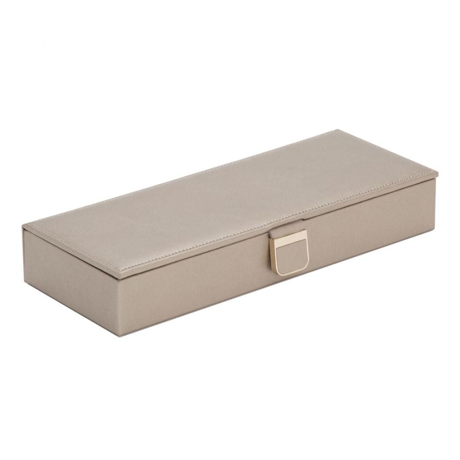 Coffret Palermo safe deposit gris irisé avec miroir et compartiments