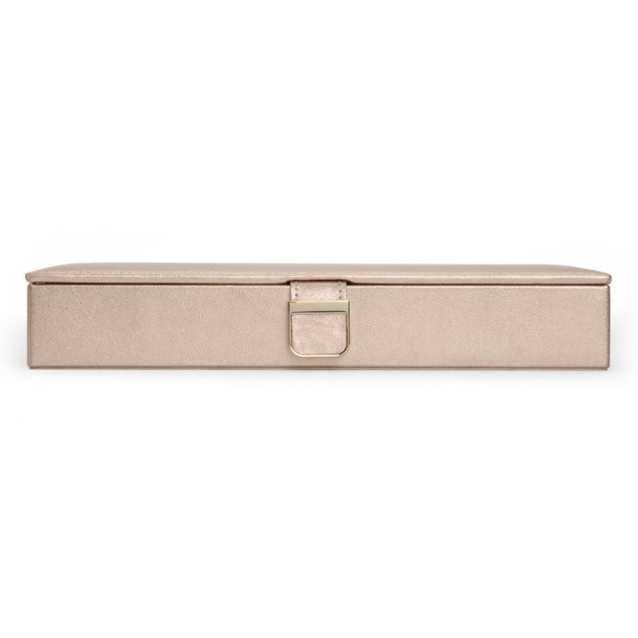 Coffret Palermo safe deposit rose irisé avec miroir et compartiments