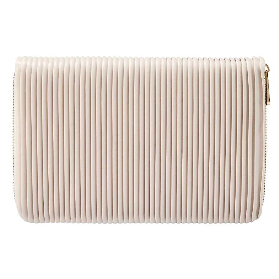 Coffret de voyage pour bijoux en cuir beige de la marque Wolf