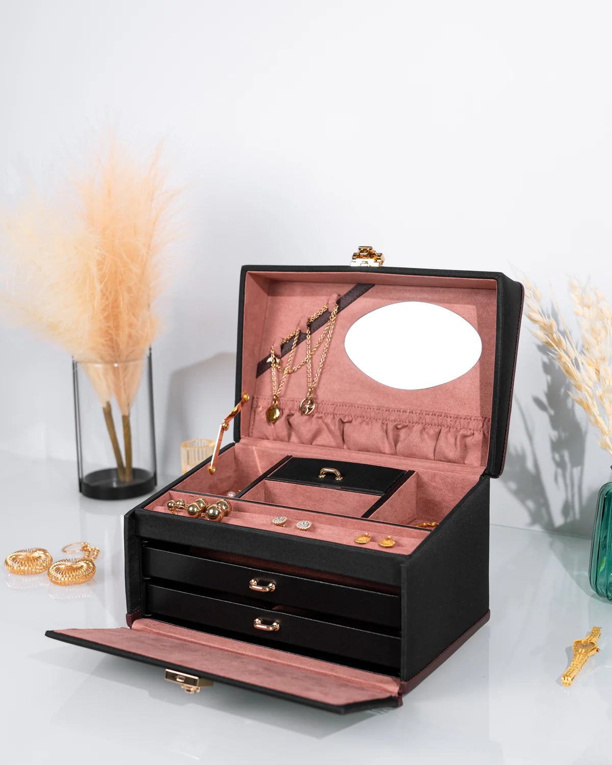 Boîte à bijoux en satin | Copenhagen