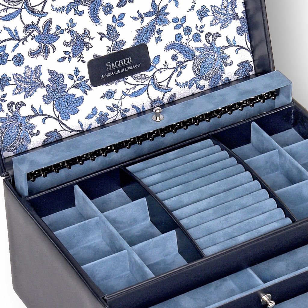 Boîte à bijoux en cuir - Florage