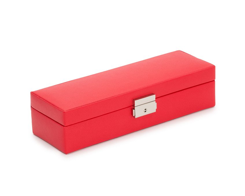 Boîte à Bijoux Rouge Rectangulaire - Royaume de la Boîte