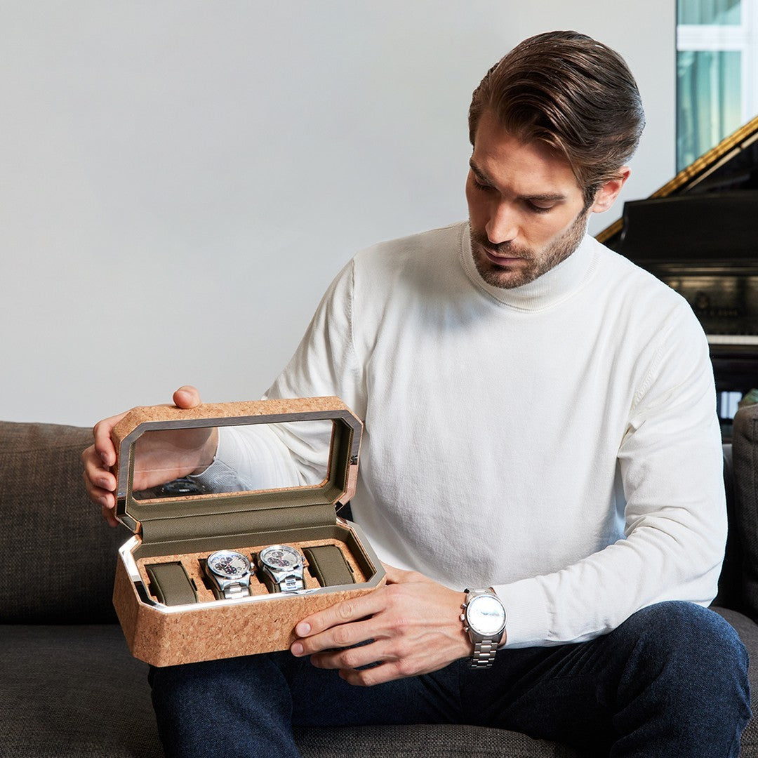 Boîte à Montre pour Homme en Liège - Royaume de la Boîte