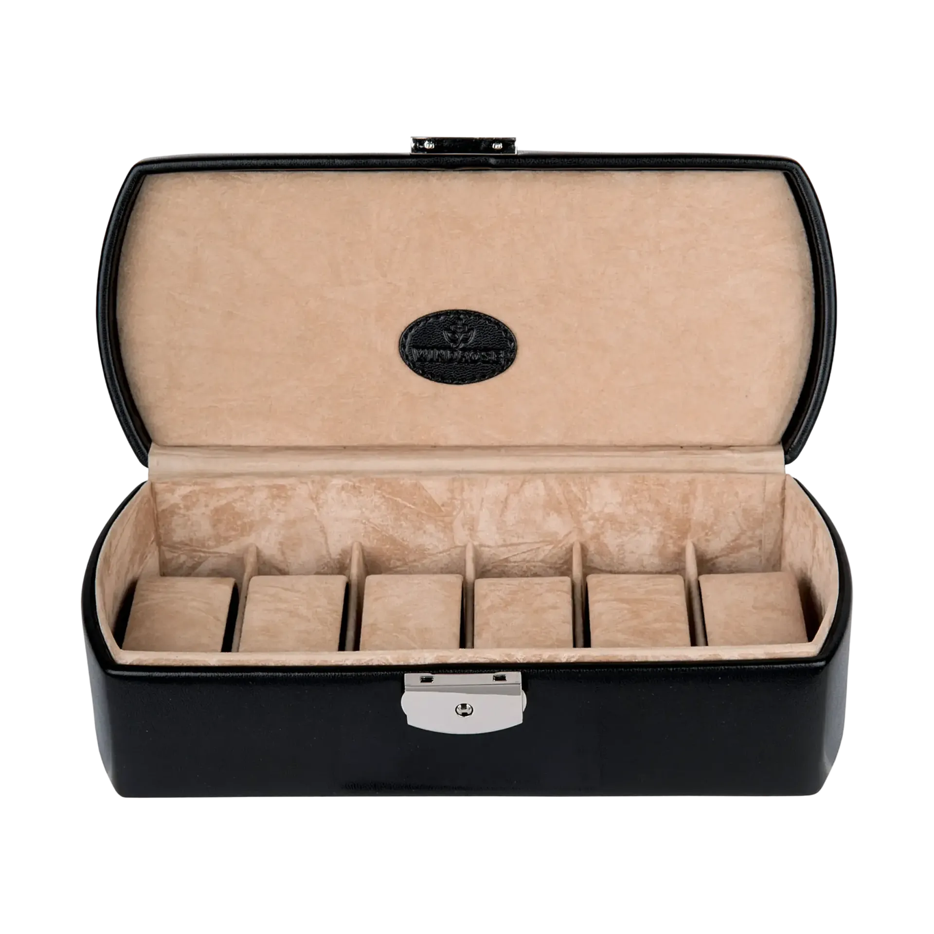 boites à montres noire arrondie 