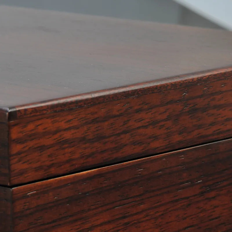 Coffret 10 montres bois marron