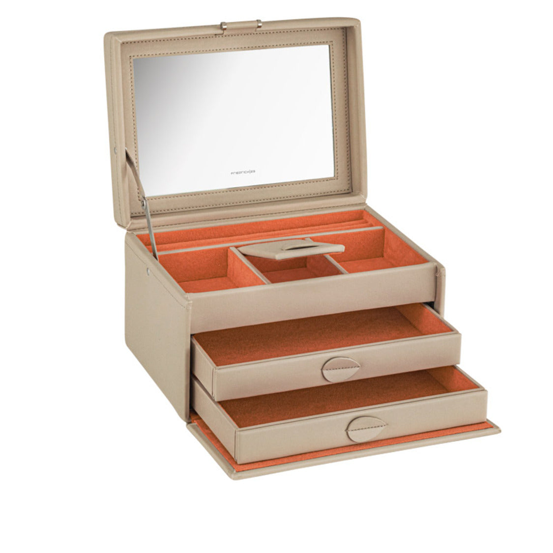 Coffret à Bijoux Beige Tendance - Royaume de la Boîte