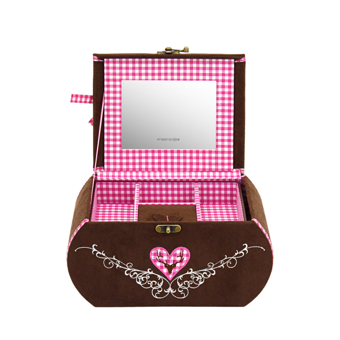 Coffret à Bijoux pour Fille Rose - Royaume de la Boîte