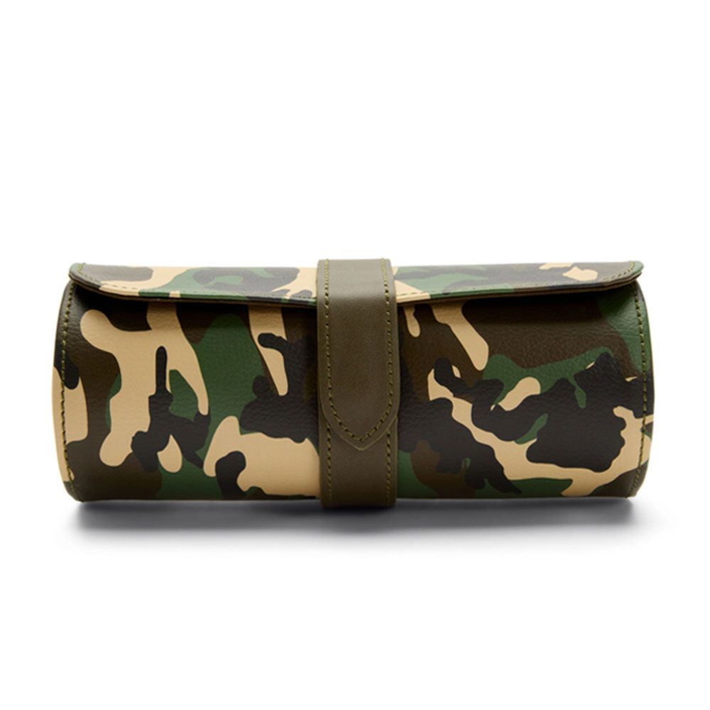 Etui de Rangement à Montres Vert Militaire - Royaume de la Boîte