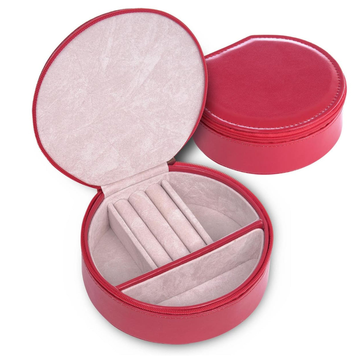 Étui de Voyage pour Bijoux Rouge - Royaume de la Boîte