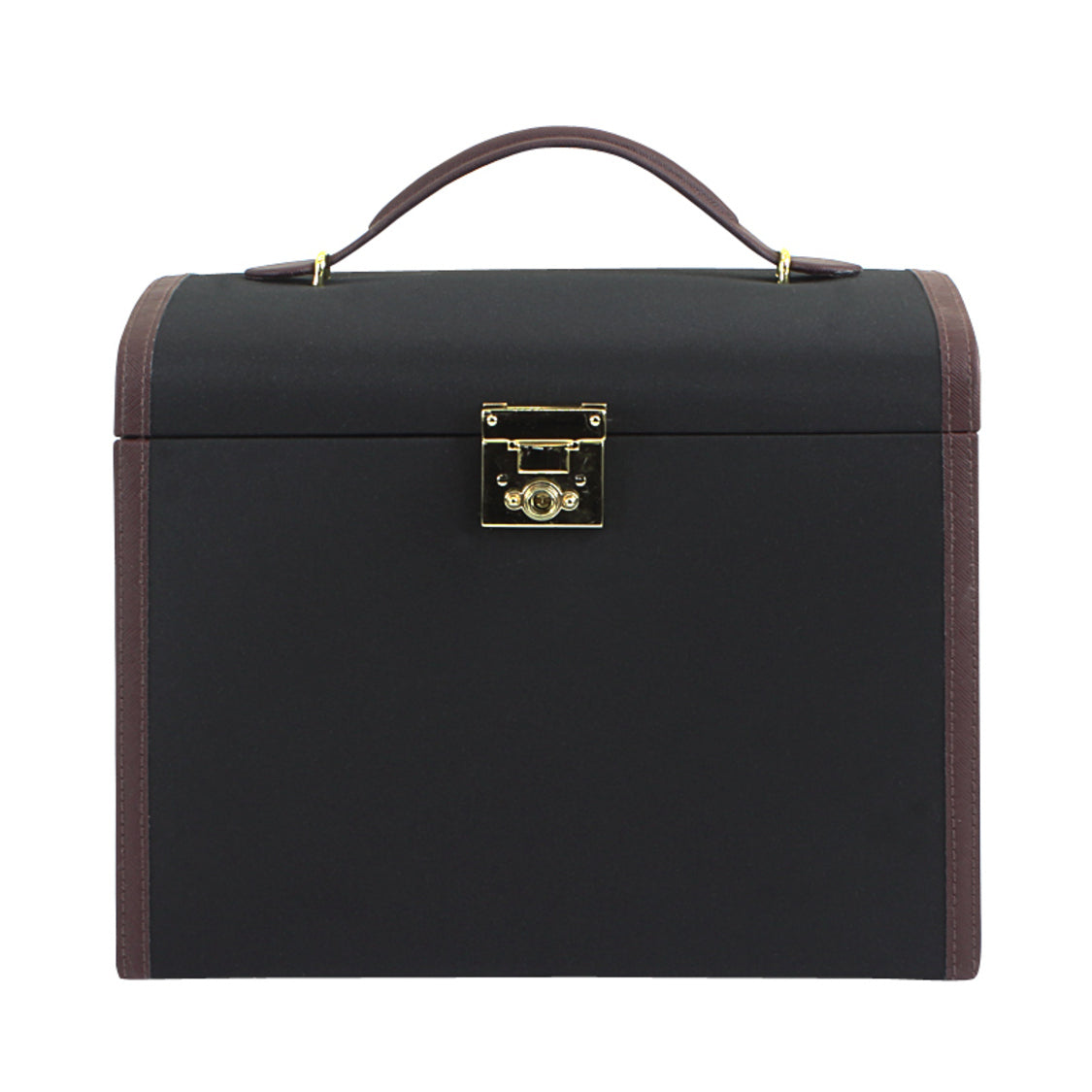 Grand Coffret à Bijoux Noir - Royaume de la Boîte
