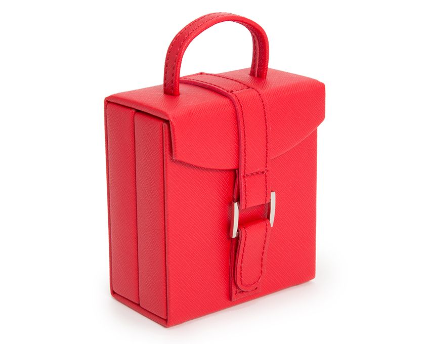 Petite Boîte à Bijoux Rouge Transportable - Royaume de la Boîte