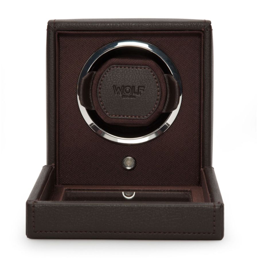 Remontoir de montre pour montres automatiques, boîte de rangement à 3 fentes, boîtier de montre mécanique, cofe-fort en bois de noyer noir, lumière LED Remontoir de montre pour montres automatiques, boîte de rangement à 3 fentes, boîtier de montre mécanique, cofe-fort en bois de noyer noir, lumière LED