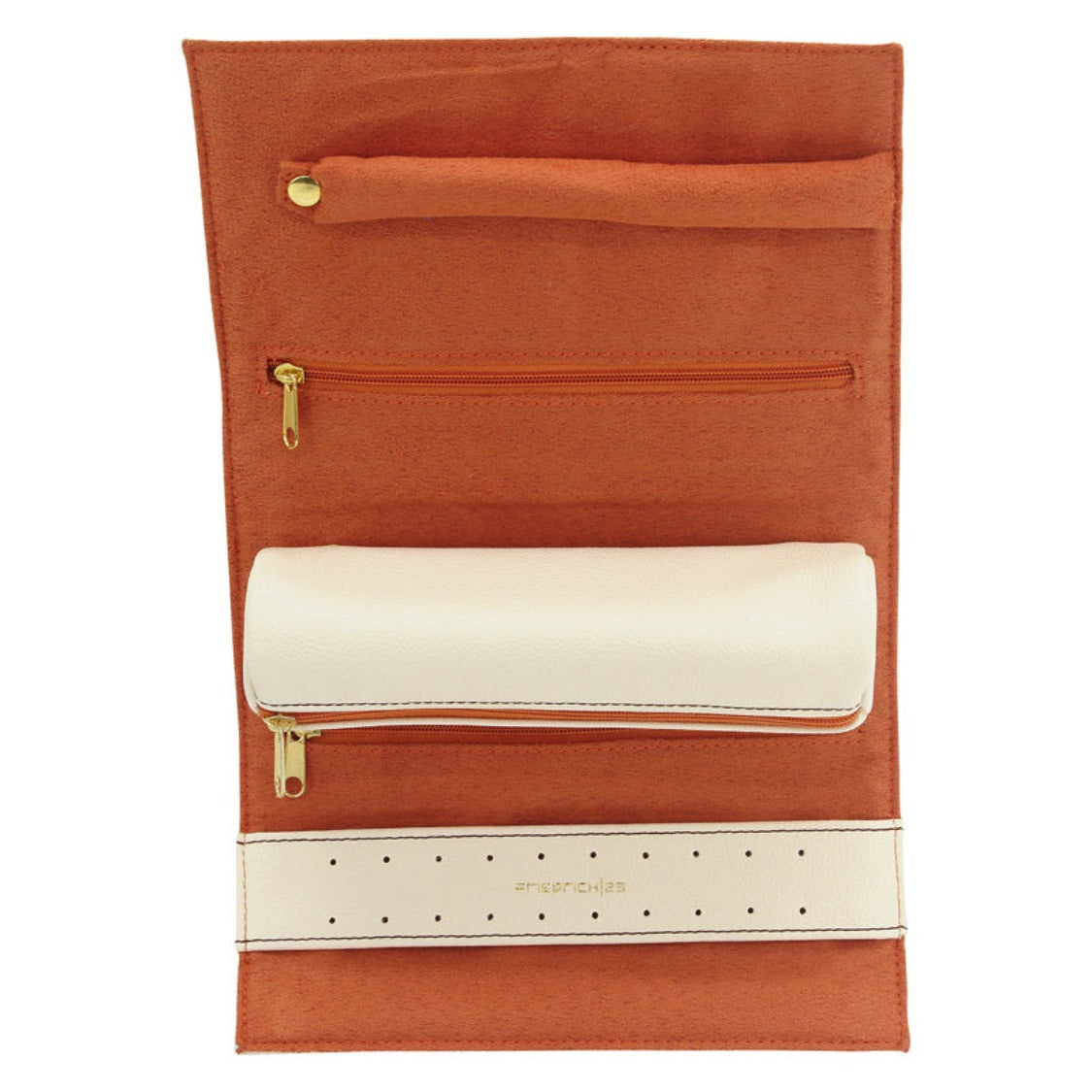 Trousse à Bijoux de Voyage Orange - Royaume de la Boîte